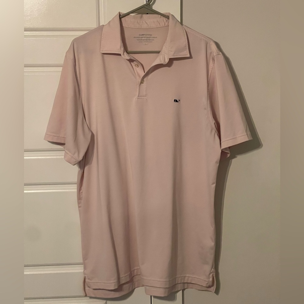 Vineyard Vines Light Pink Polo Shirt